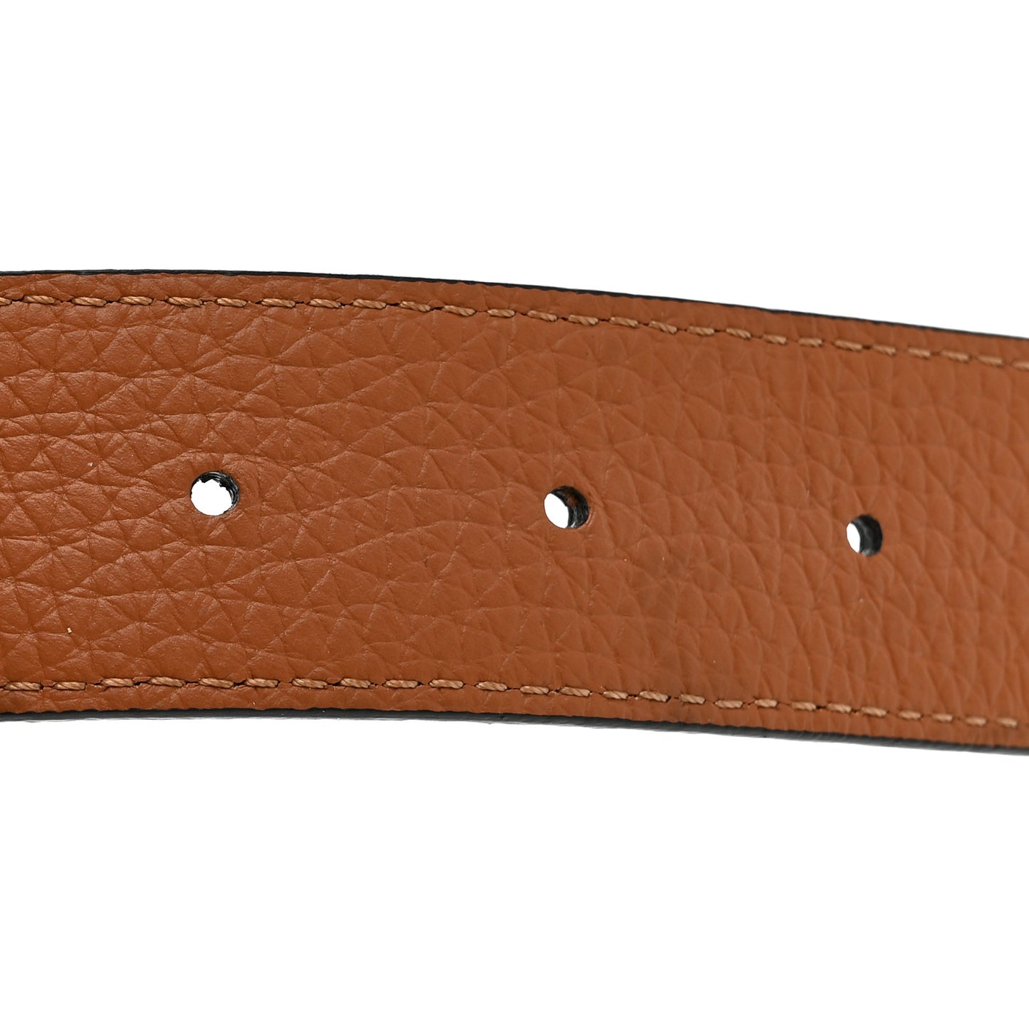 Taurillon Calfskin 30mm LV Initiales Reversible Belt 80 32 Black