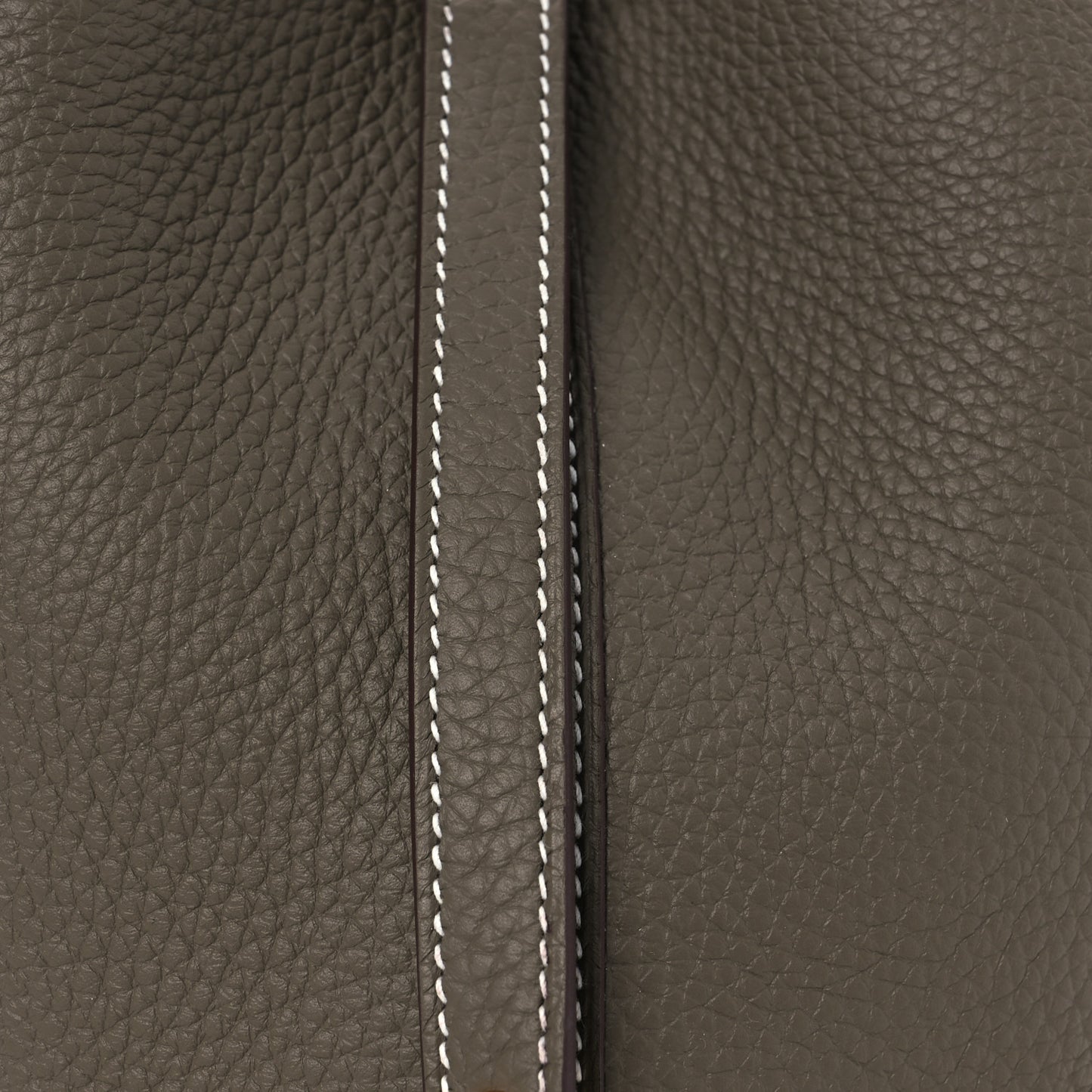 Taurillon Clemence Picotin Lock 18 PM Etoupe