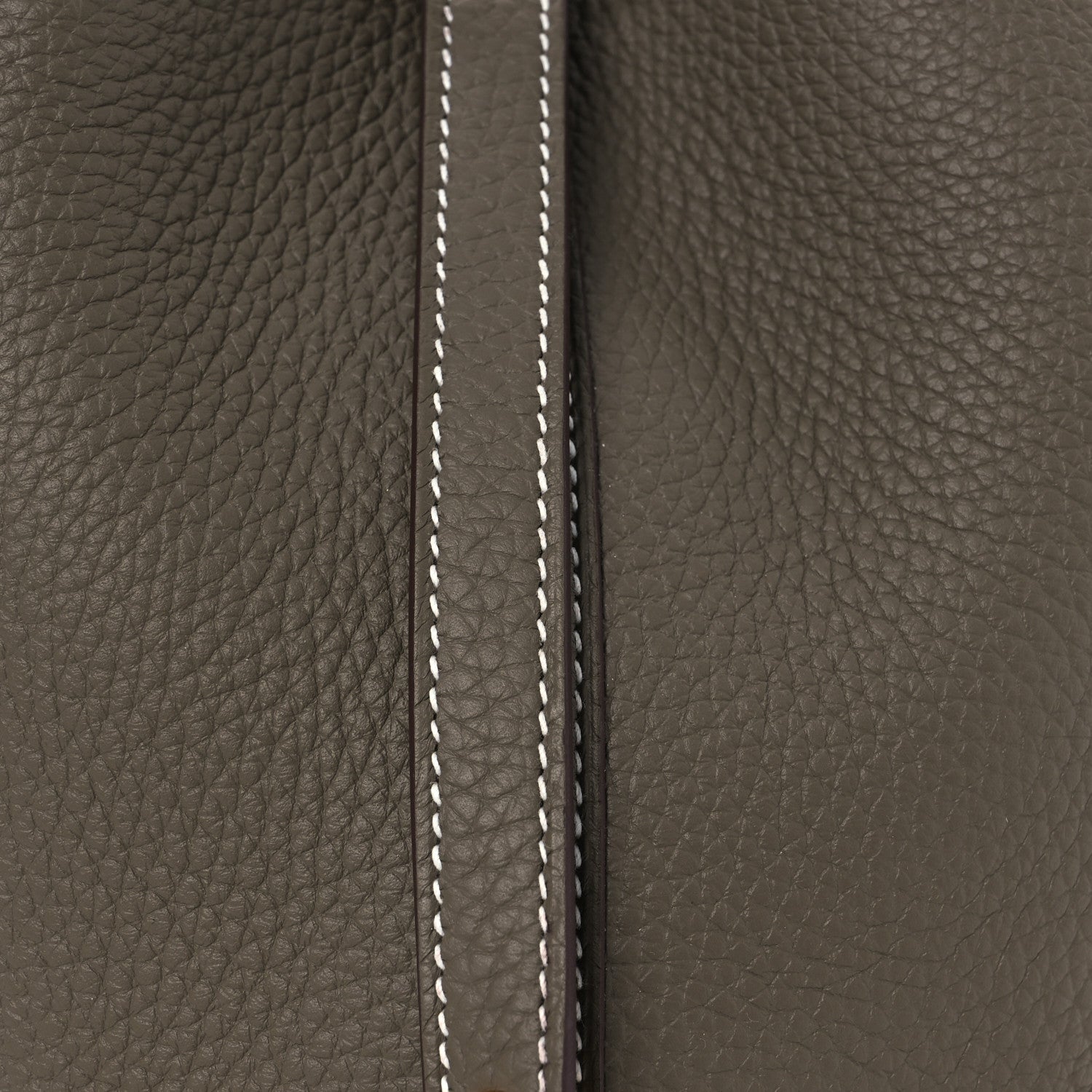 Hermes Taurillon Clemence Picotin Lock 18 PM Etoupe 8 of 12