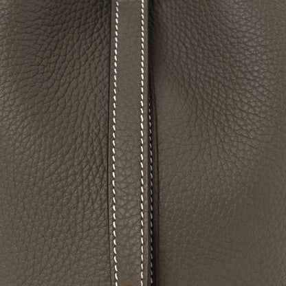 Hermes Taurillon Clemence Picotin Lock 18 PM Etoupe 8 of 12