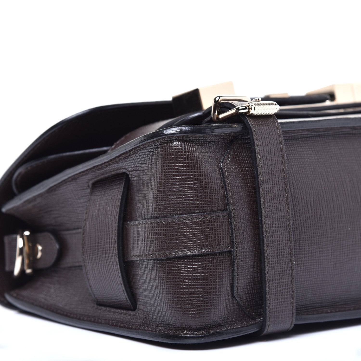 Proenza Schouler Linosa Calfskin PS11 Classic Shoulder Bag Pepe 8 of 9