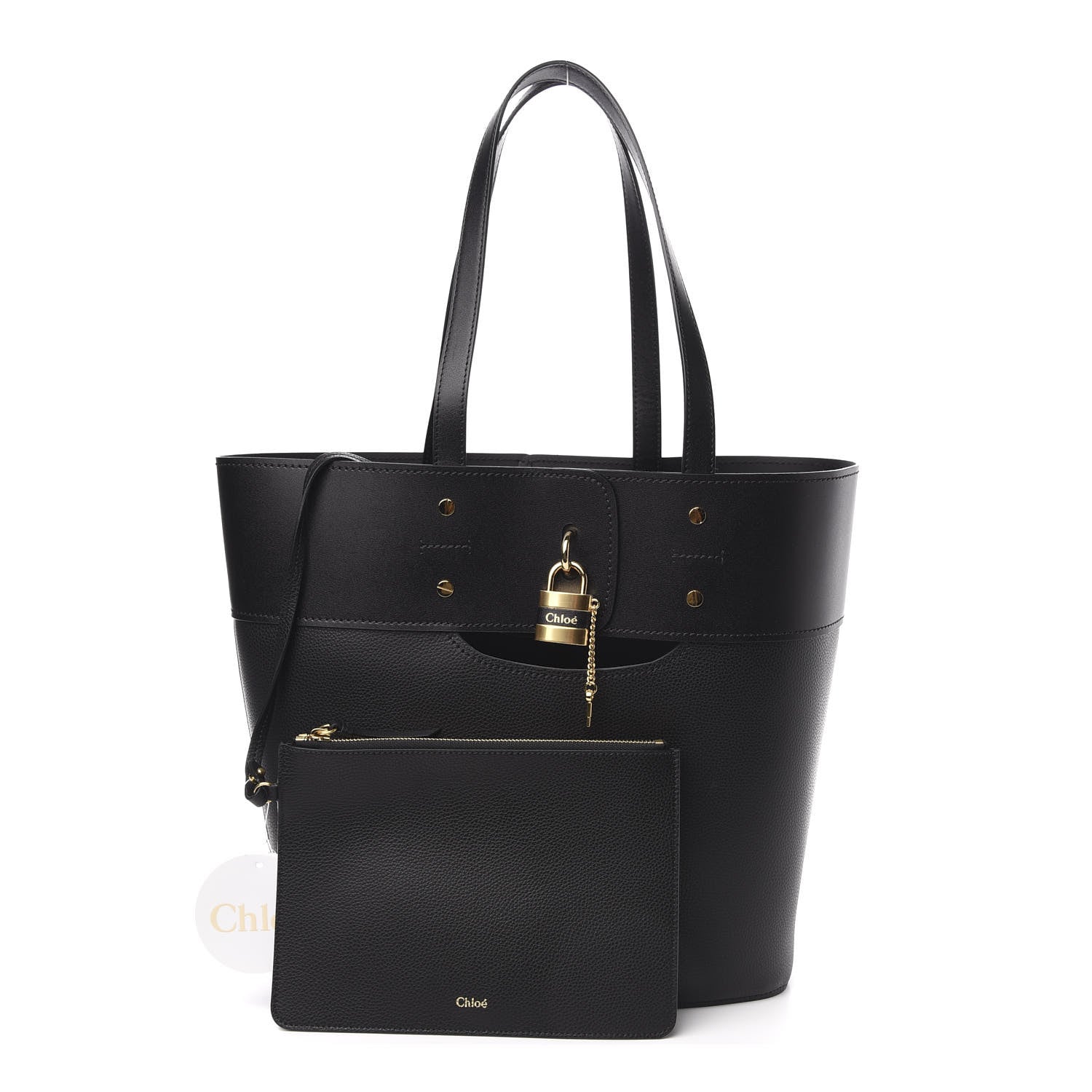Chloe Smooth Grained Calfskin Medium Aby Tote Black 1 of 10
