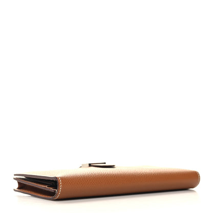 Hermes Epsom Bearn Gusset Wallet Gold 4 of 12