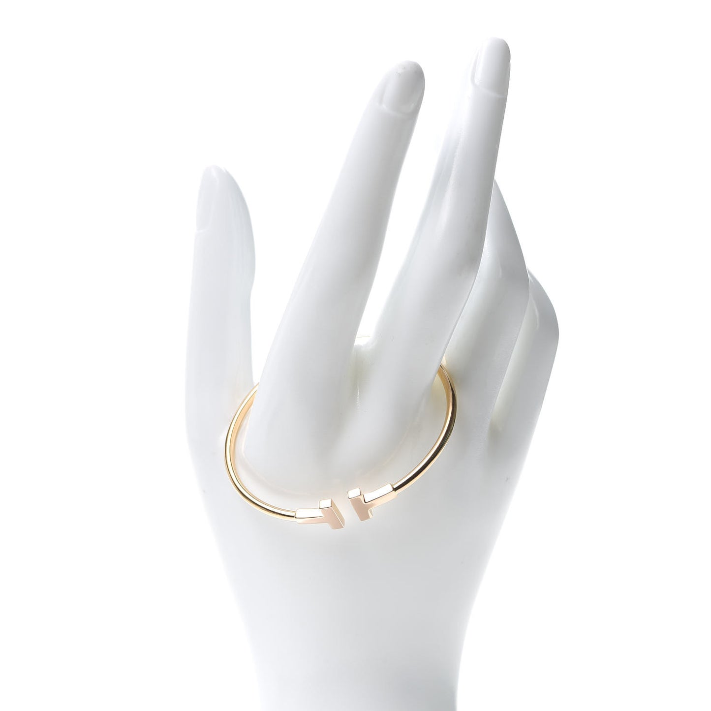 18K Yellow Gold T Wire Bracelet