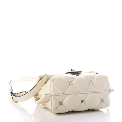Valentino Garavani Nappa Mini Candystud Top Handle Bag Light Ivory 4 of 8