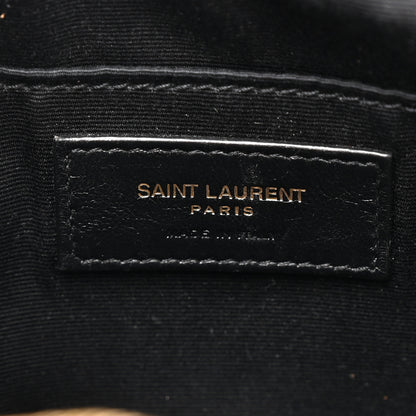 Saint Laurent Suede Matelasse Monogram Lou Camera Bag Cinnamon 6 of 12