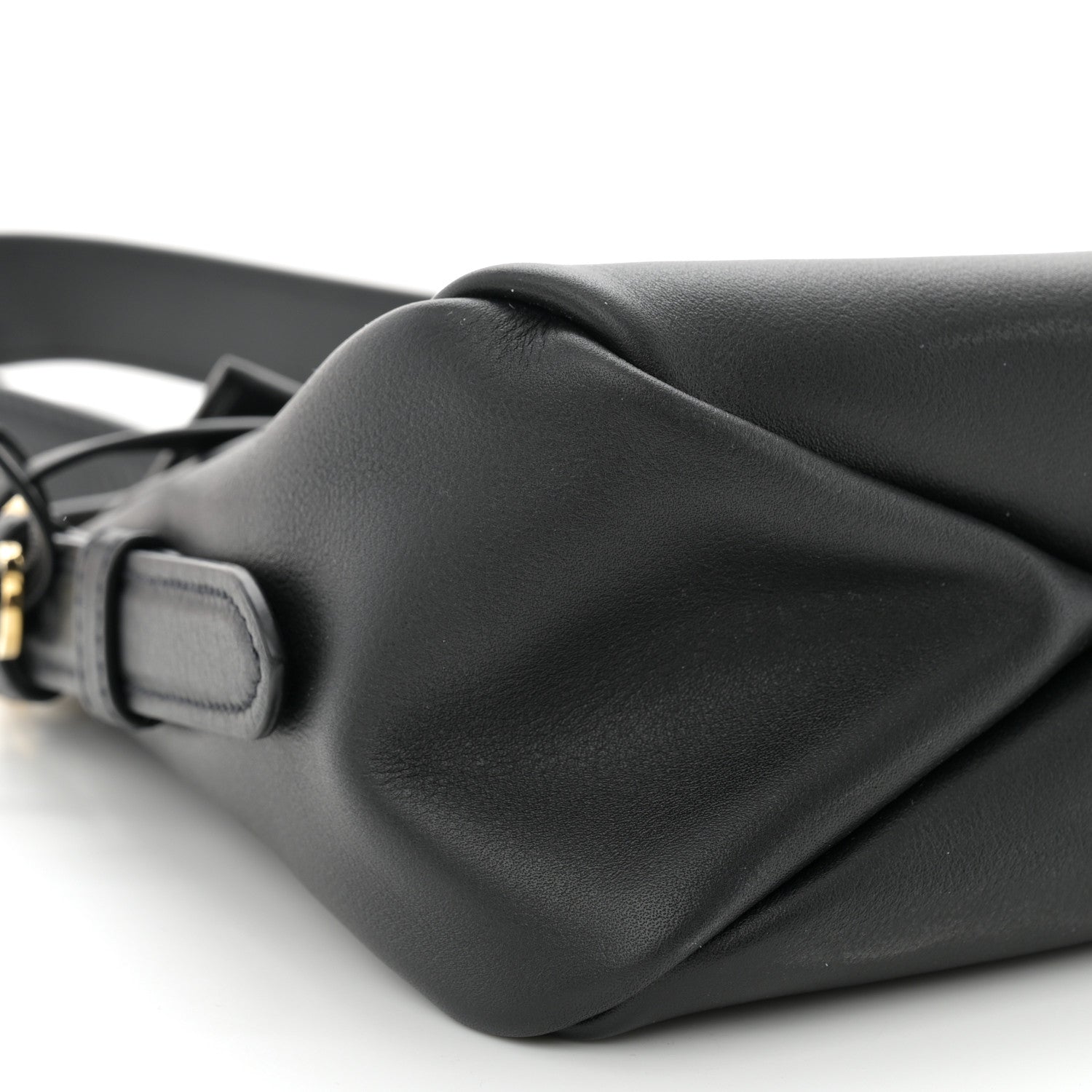 Prada Soft Calfskin Aimee Shoulder Bag Black 8 of 8