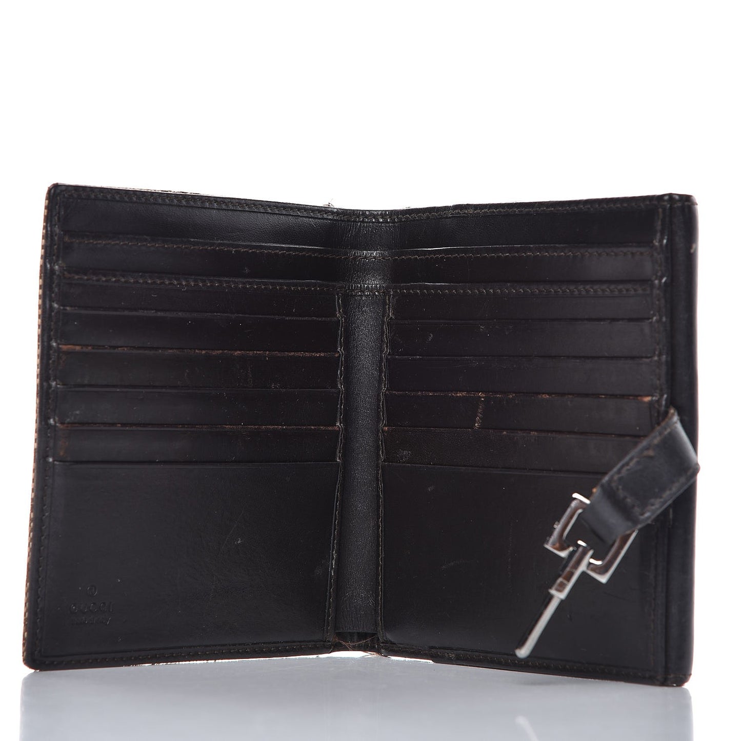 Monogram Web Wallet Brown