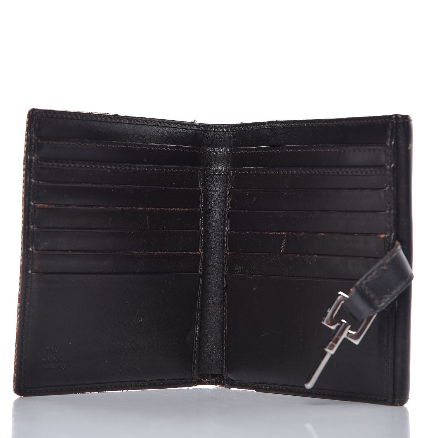 Gucci Monogram Web Wallet Brown 5 of 15