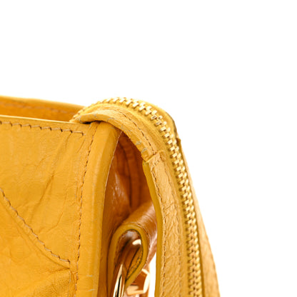 Balenciaga Agneau Classic Silver Hardware S City Jaune Epi 12 of 17
