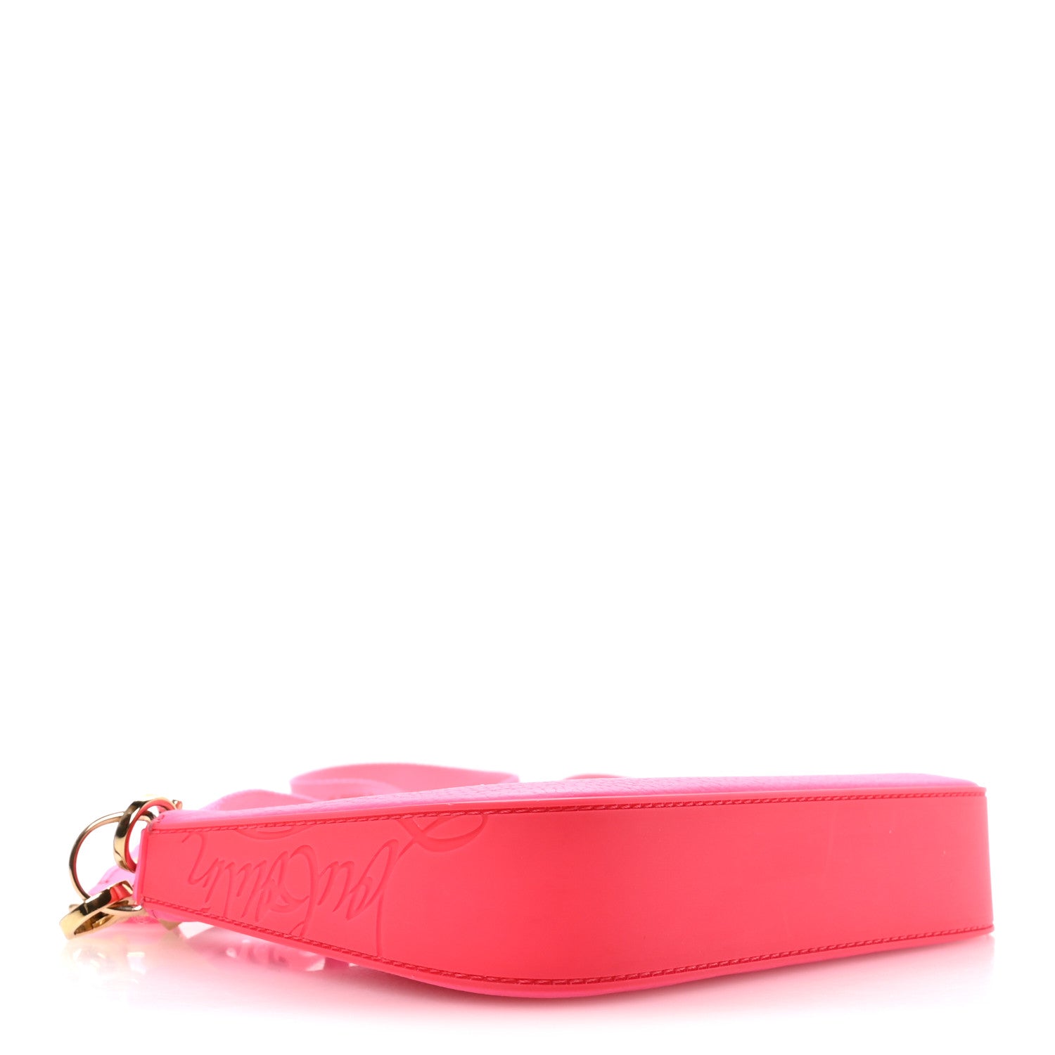 Christian Louboutin Calfskin Gomme Mini Loubila Chain Shoulder Bag