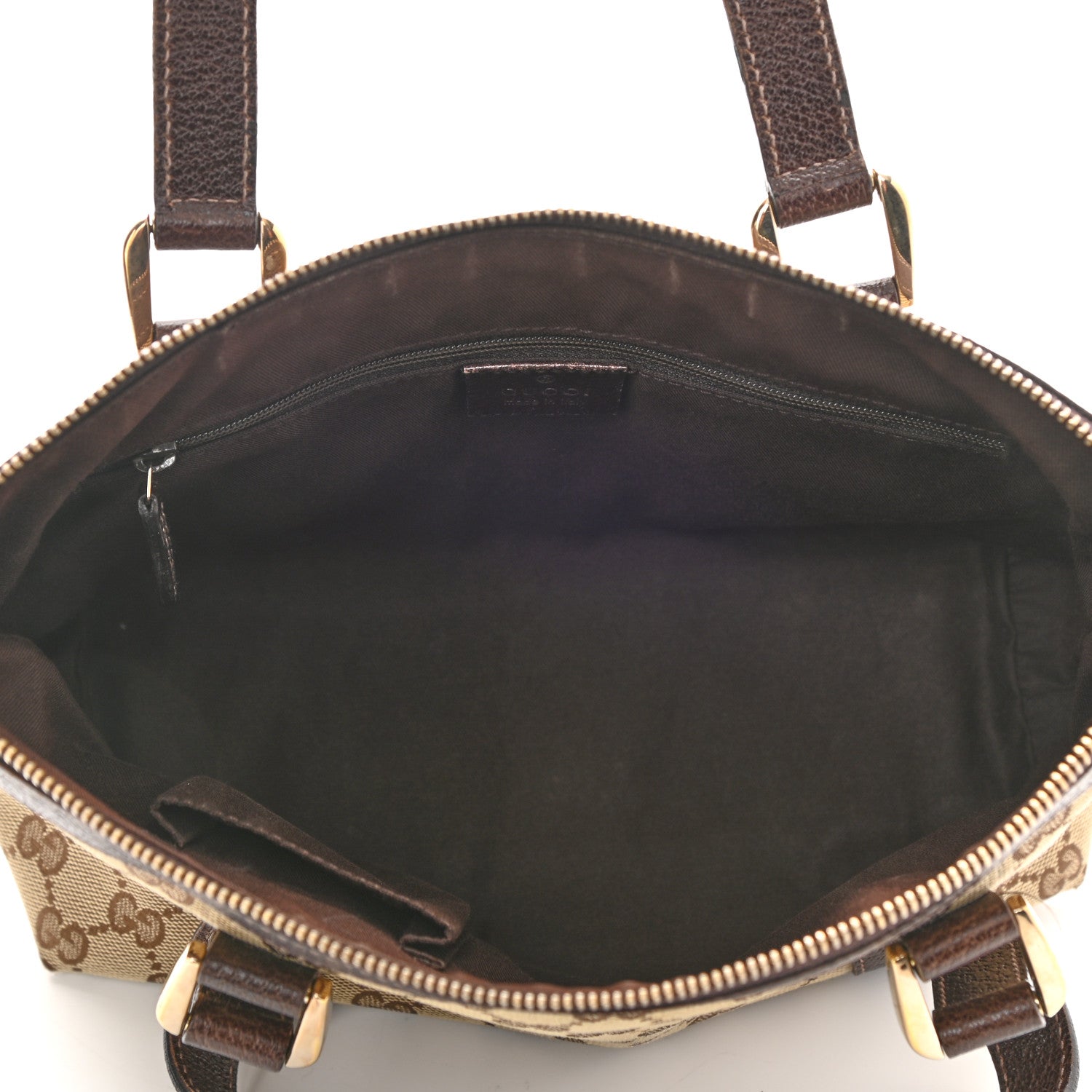 Gucci Monogram Medium Abbey Tote Dark Brown 5 of 8