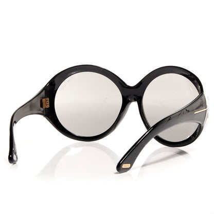 Tom Ford Ali Oversized Round Sunglasses TF0221 Black 2 of 5