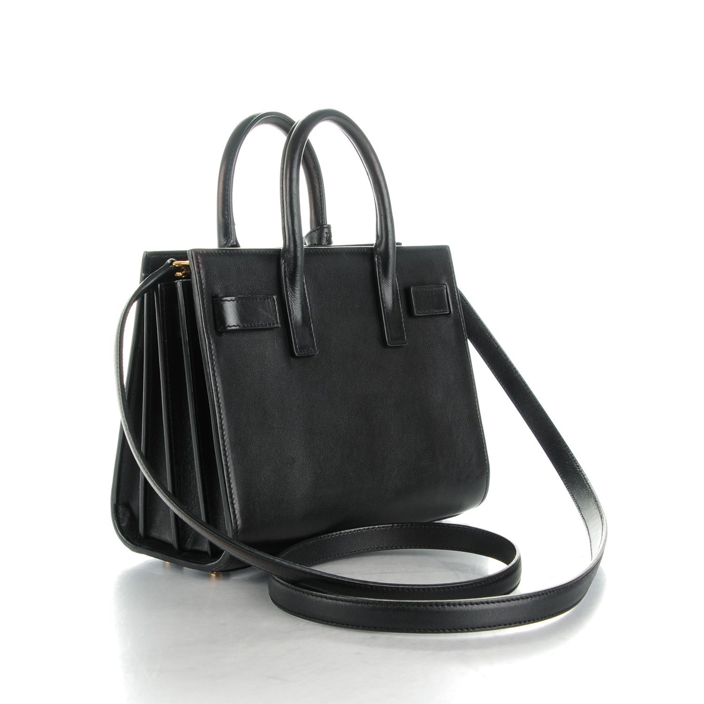 Calfskin Nano Sac De Jour Black