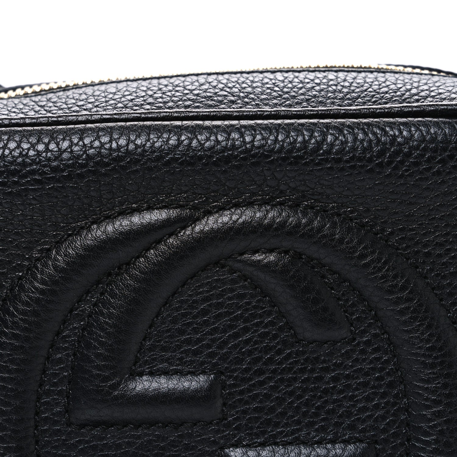 Gucci Pebbled Calfskin Small Soho Disco Bag Black 9 of 12