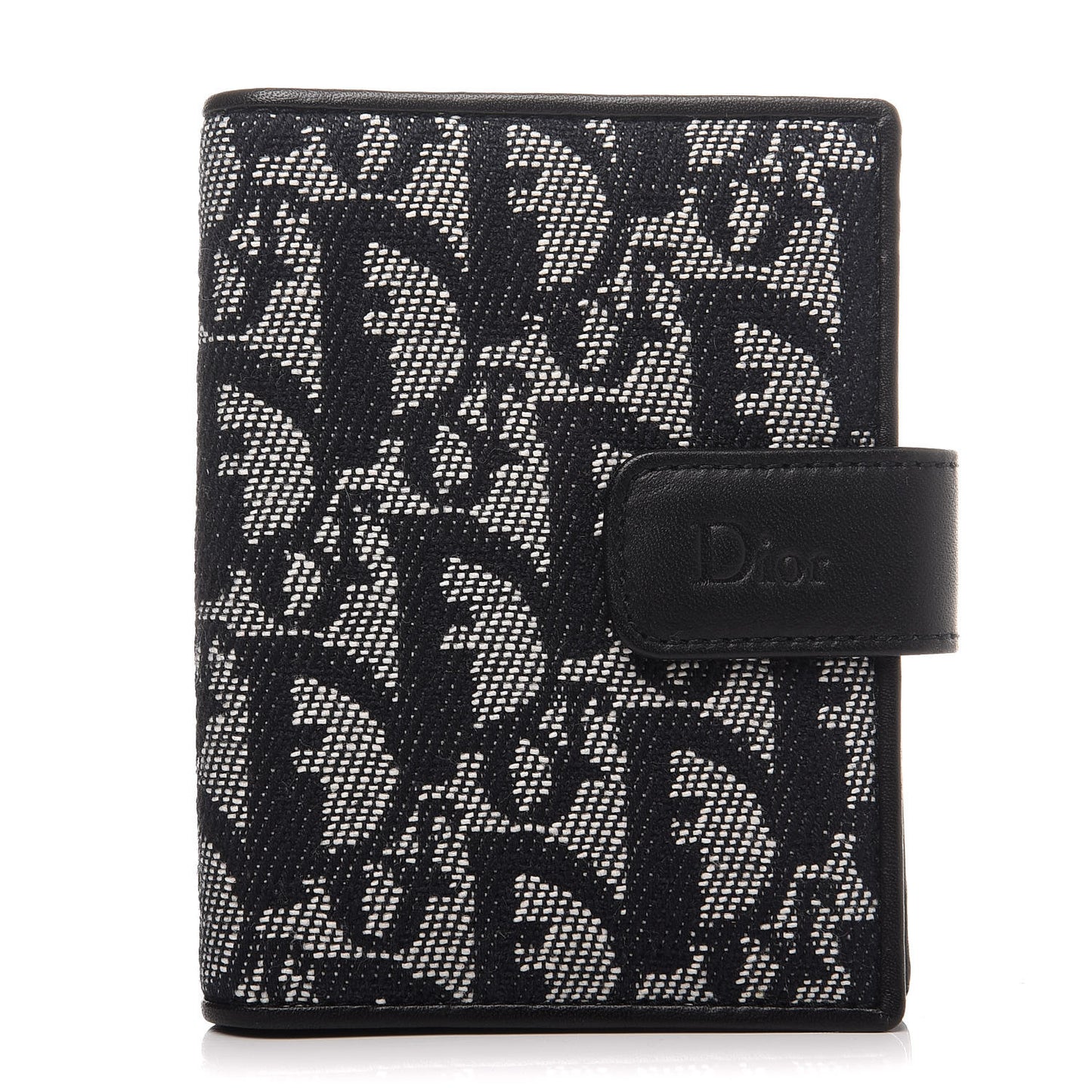 Monogram Compact Wallet Black