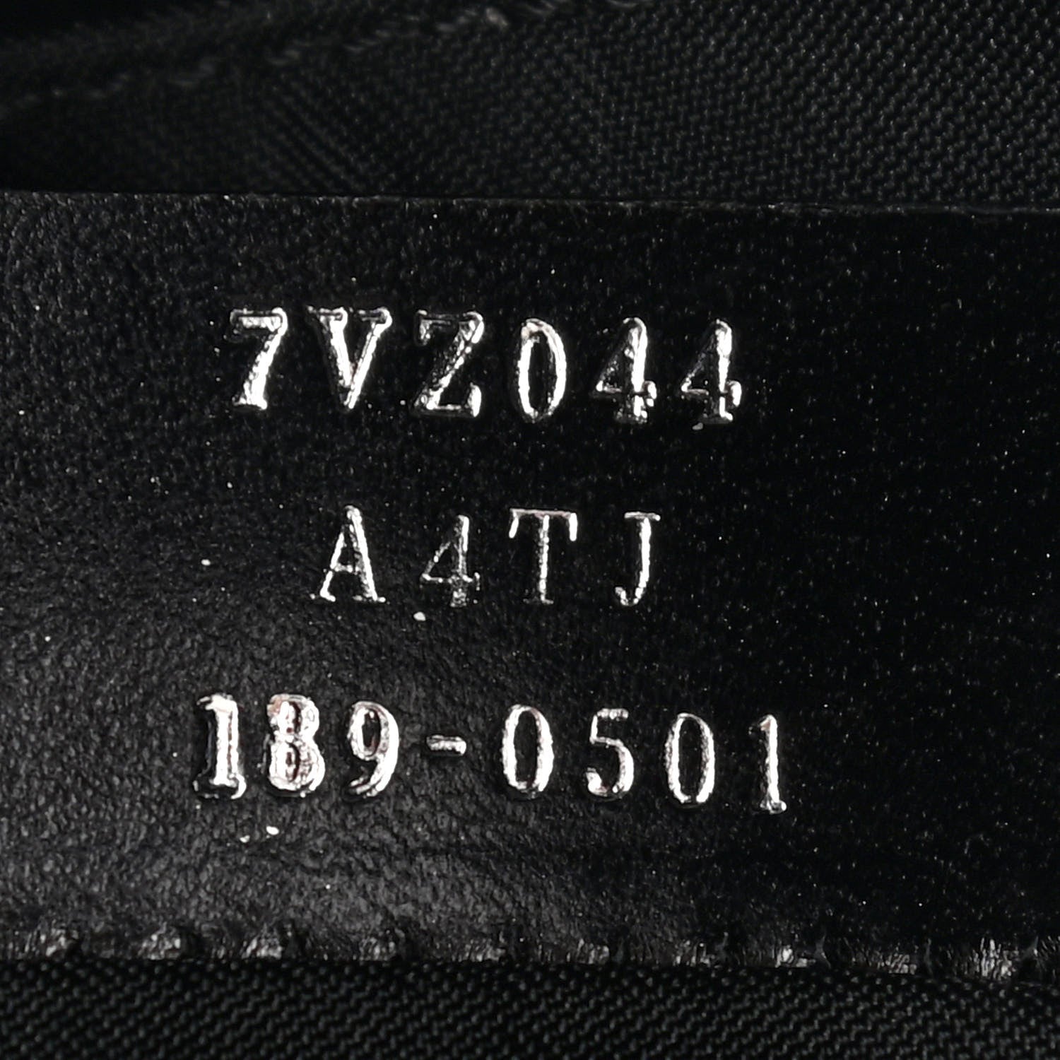 Fendi Nylon Stamp Patch Cross Strap Backpack Blue Black 7 of 10