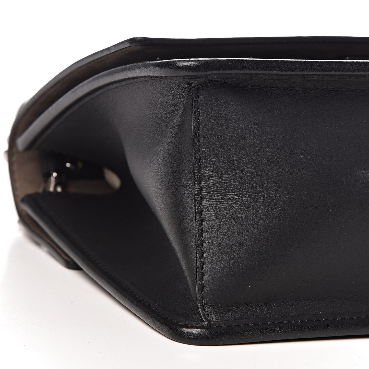 Vitello Century Opaco F is Fendi Kan I Shoulder Bag Black
