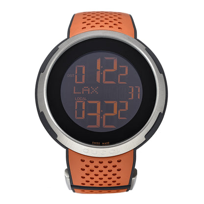Gucci Stainless Steel Rubber 49mm Digital I-Gucci Sport Watch Black 1 of 7