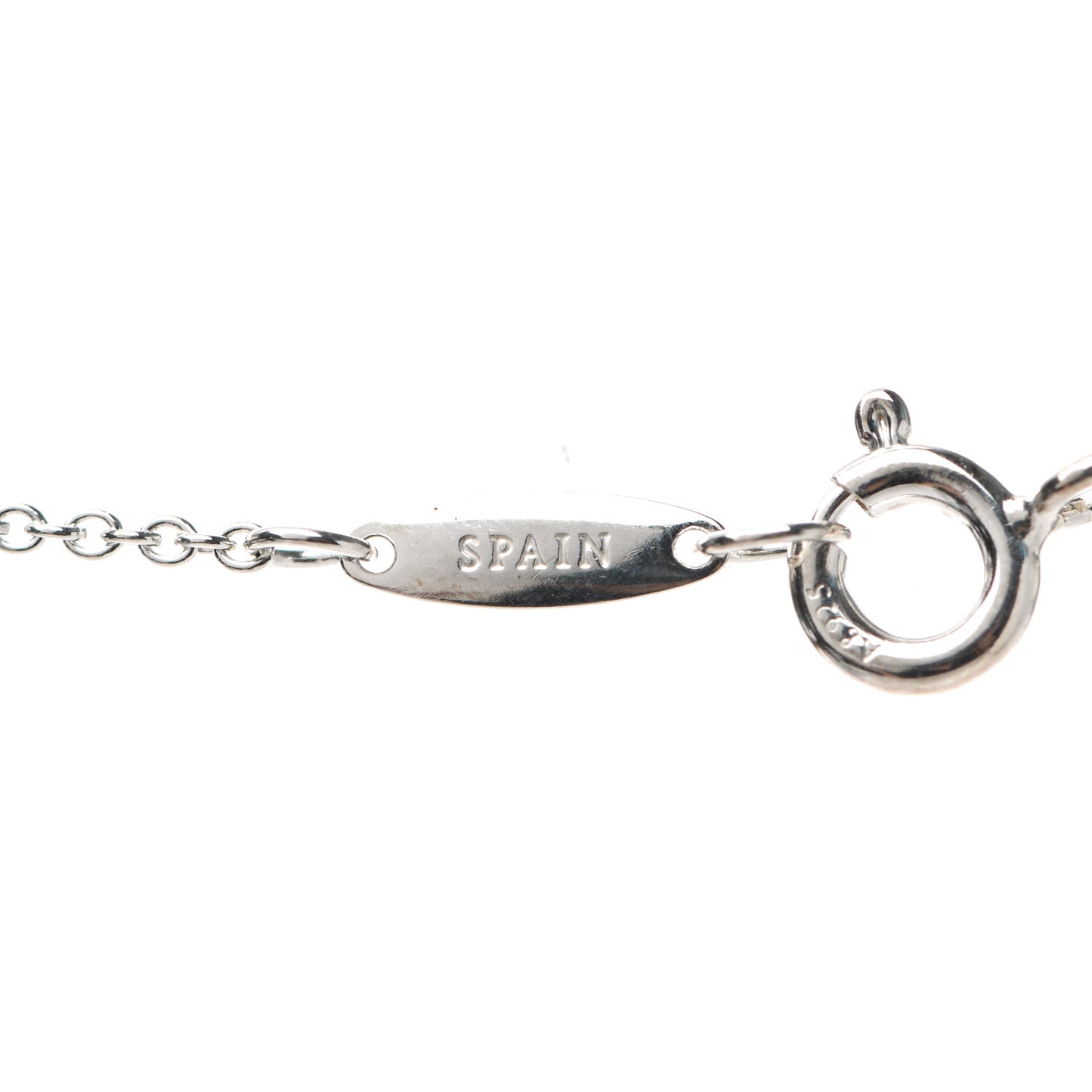 Sterling Silver Elsa Peretti Infinity Cross Pendant Necklace