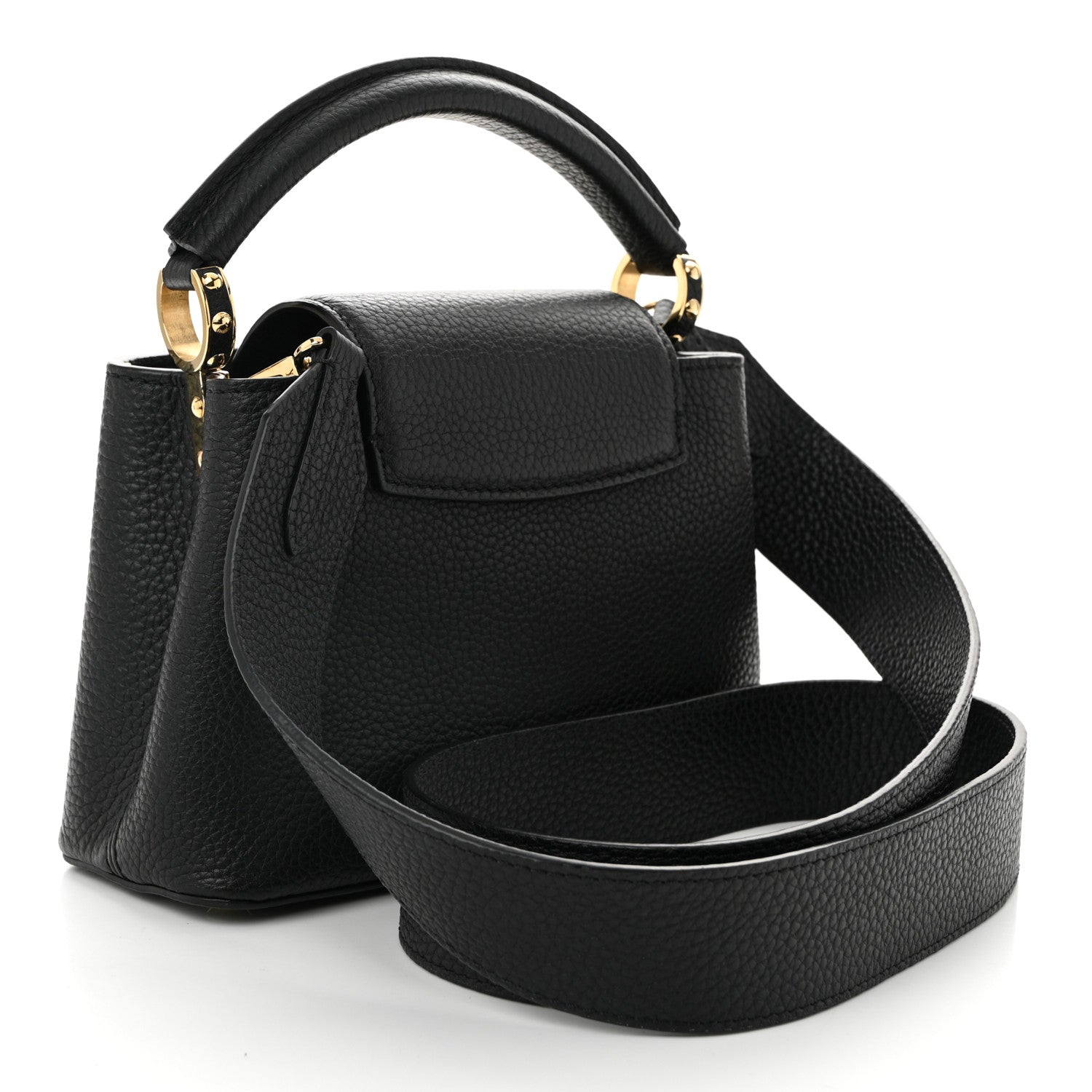Louis Vuitton Taurillon Mini Capucines Black 3 of 9