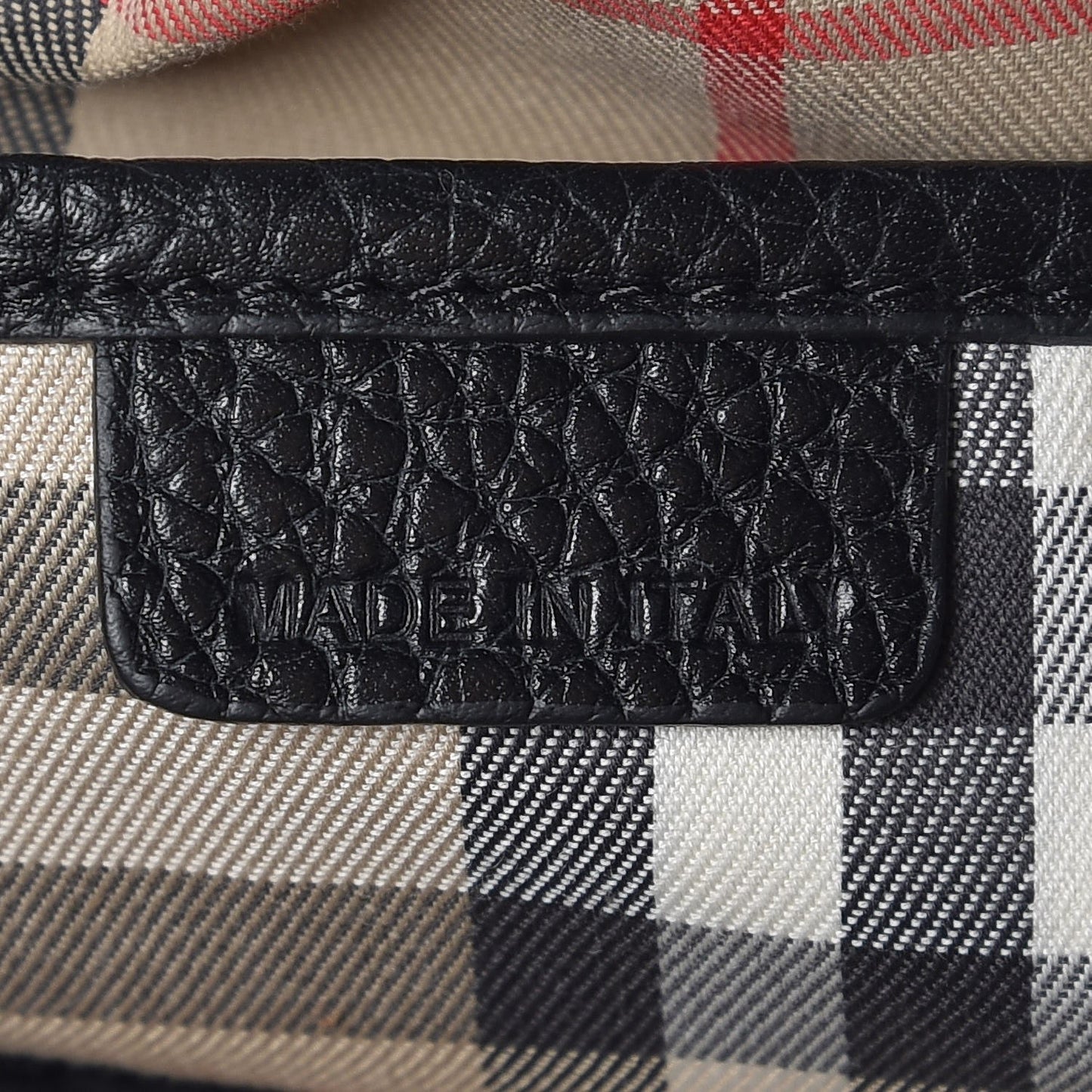 London Grainy Calfskin Medium Baynard Tote Black