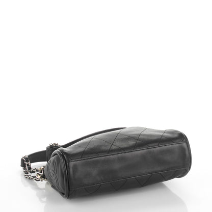 Chanel Lambskin Stitched Small Ultimate Soft Tote Black 4 of 7