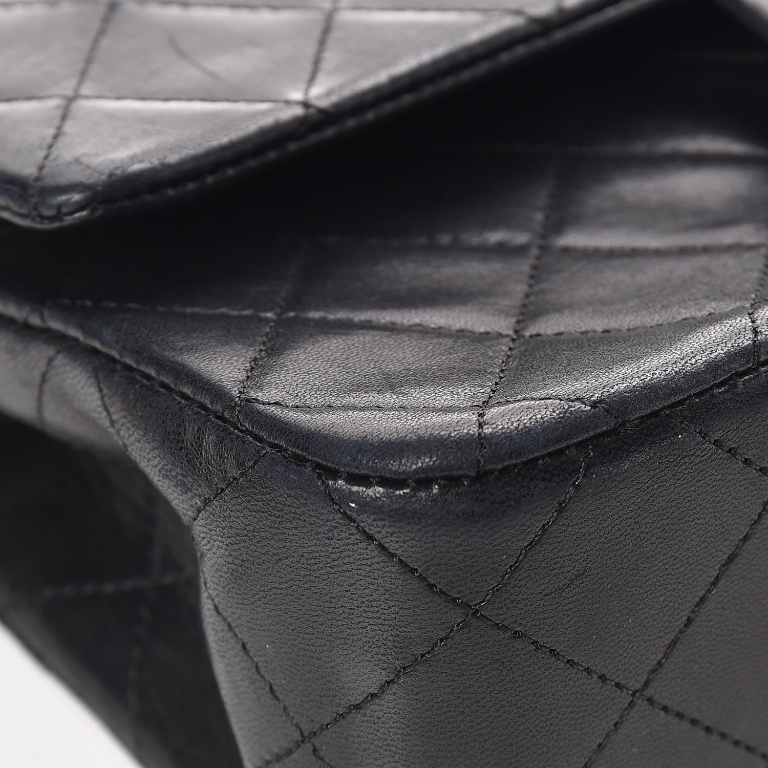 Chanel Lambskin Quilted Small Double Flap Black 12 of 15