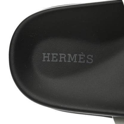 Hermes Calfskin Womens Chypre Sandals 35 White 7 of 8