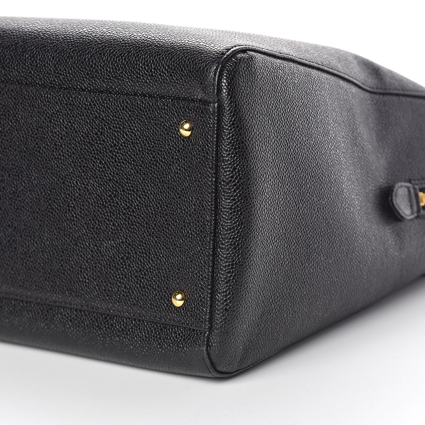 Caviar Large CC Shoulder Bag Black