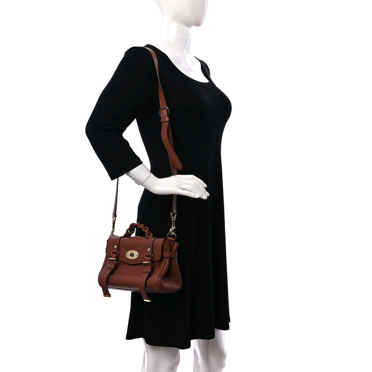 Heavy Grain Mini Alexa Chestnut