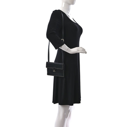 Valentino Garavani Calfskin Small Rockstud Cabana Crossbody Bag Black 2 of 8