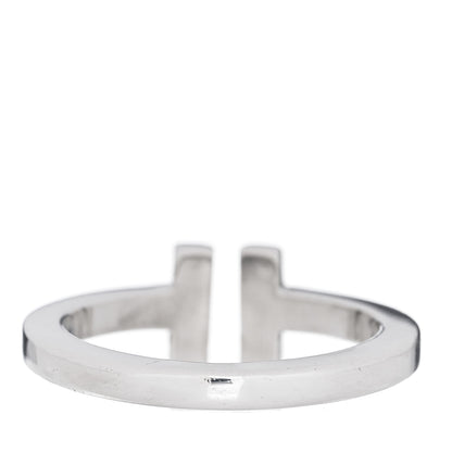 Tiffany Sterling Silver T Square Ring 54 7 5 of 8