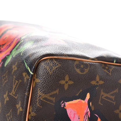Louis Vuitton Monogram Roses Speedy 30 19 of 32