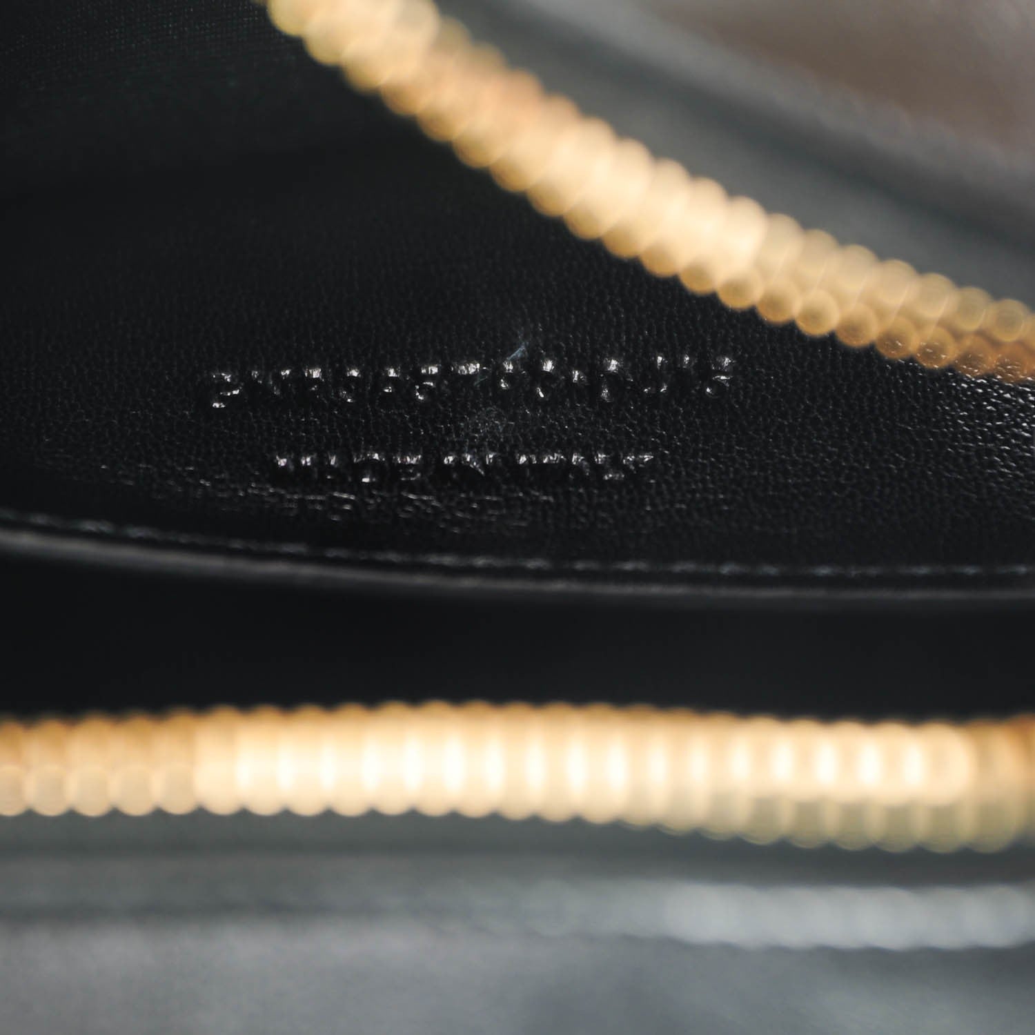 Saint Laurent Lambskin Chevron Small Classic Monogram Camera Bag Nero Black 7 of 7