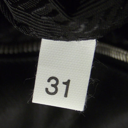 Prada Leather Easy Foldover Pushlock Work Bag Black 8 of 11