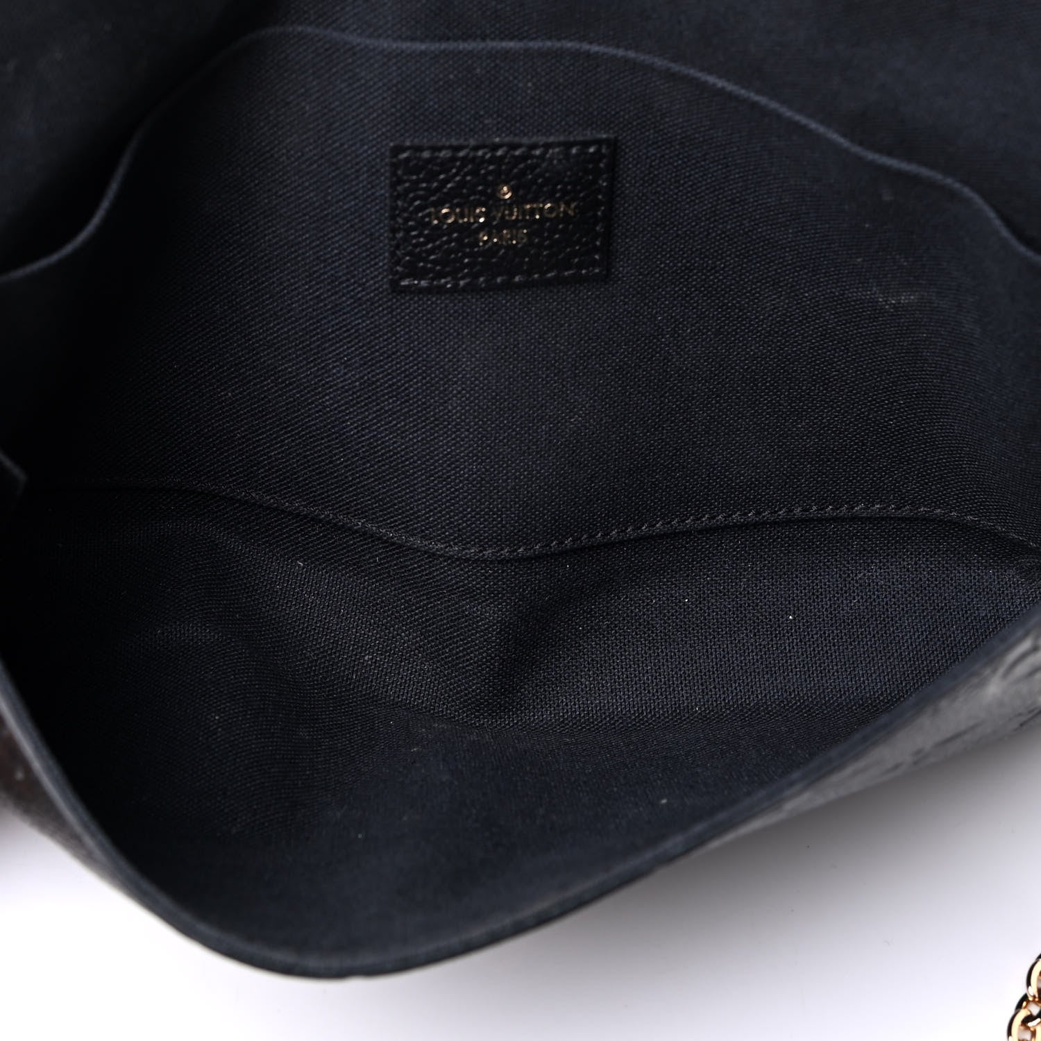 Louis Vuitton Empreinte Pochette Felicie Chain Wallet Black 4 of 4