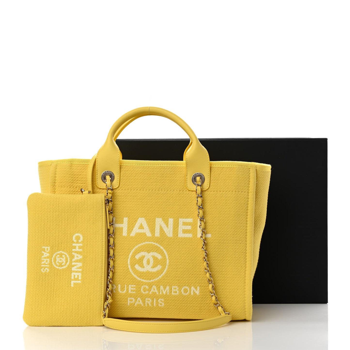 Mixed Fibers Small Deauville Tote Yellow