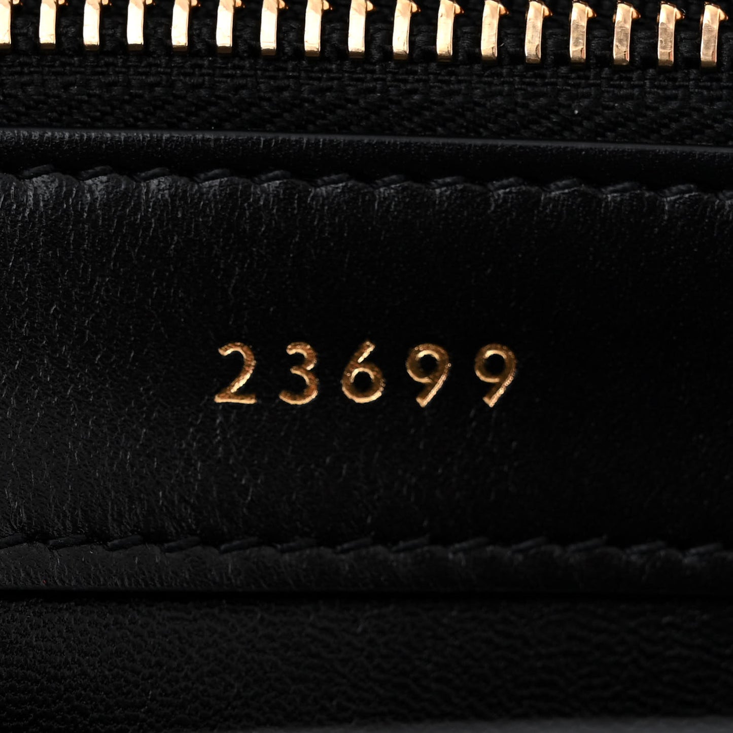 Satinated Calfskin Small 16 Top Handle Bag Black