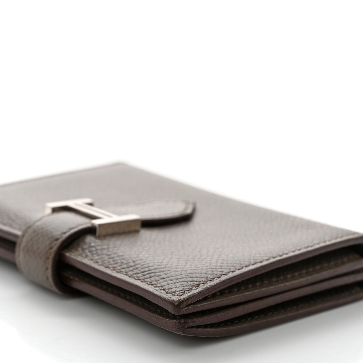Hermes Epsom Bearn Card Holder Wallet Etain 11 of 12