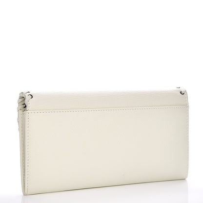 Christian Dior Calfskin Heart Wallet White 3 of 8