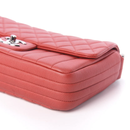 Chanel Calfskin Quilted Multi Chain Flap Red 10 of 10