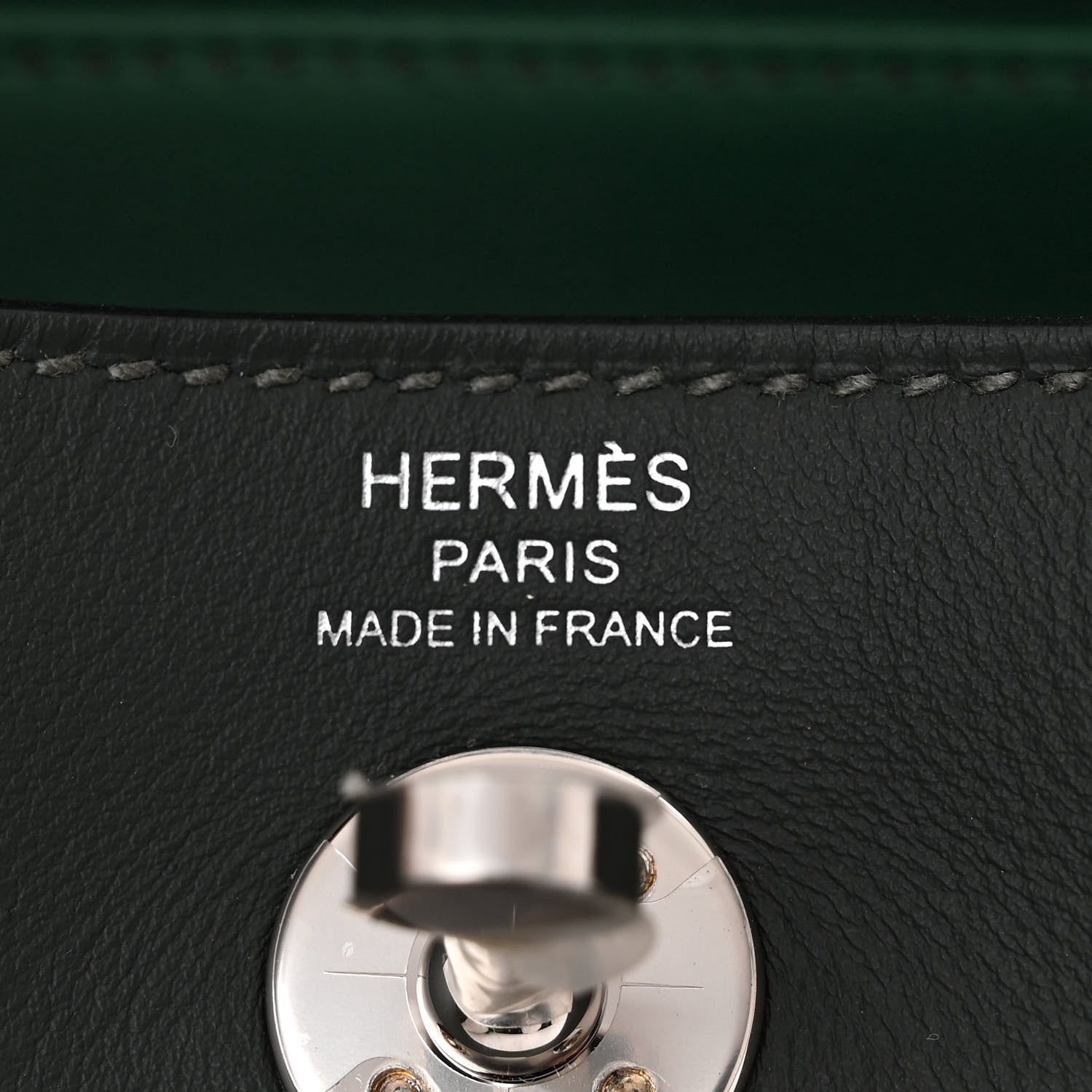 Hermes Swift Verso Mini Lindy 20 Vert Fonce Vert Vertigo 6 of 11