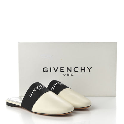 Givenchy Lambskin Bedford Logo Mule Slides 36 Beige 9 of 9