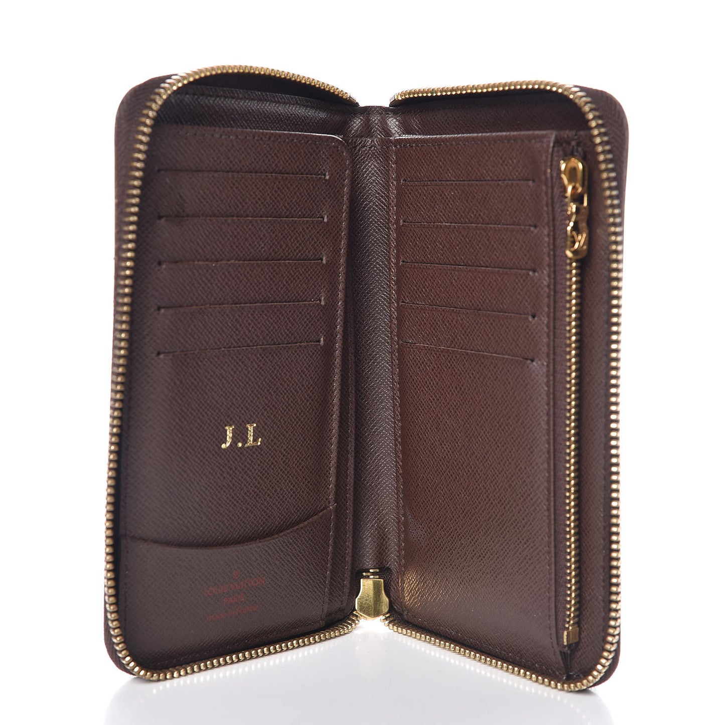 Damier Ebene Zippy Compact Wallet