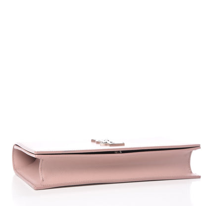 Saint Laurent Grain De Poudre Classic Kate Monogram Clutch Pale Pink 4 of 9