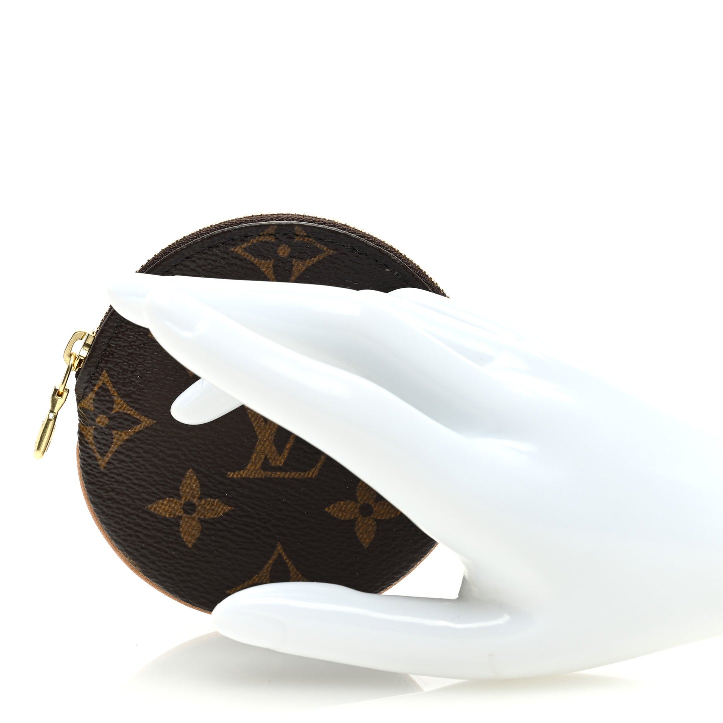 Monogram Round Coin Purse