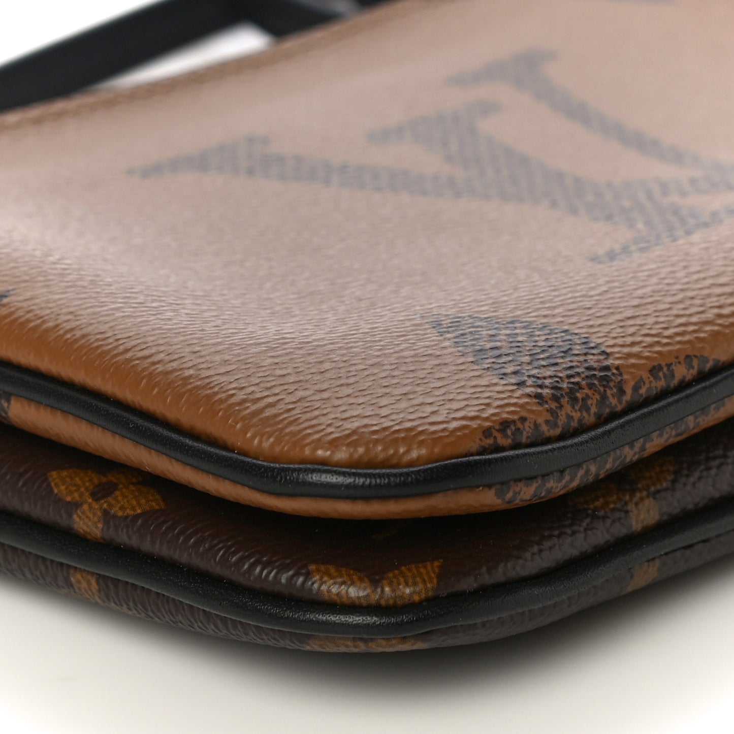 Reverse Monogram Giant Double Zip Pochette