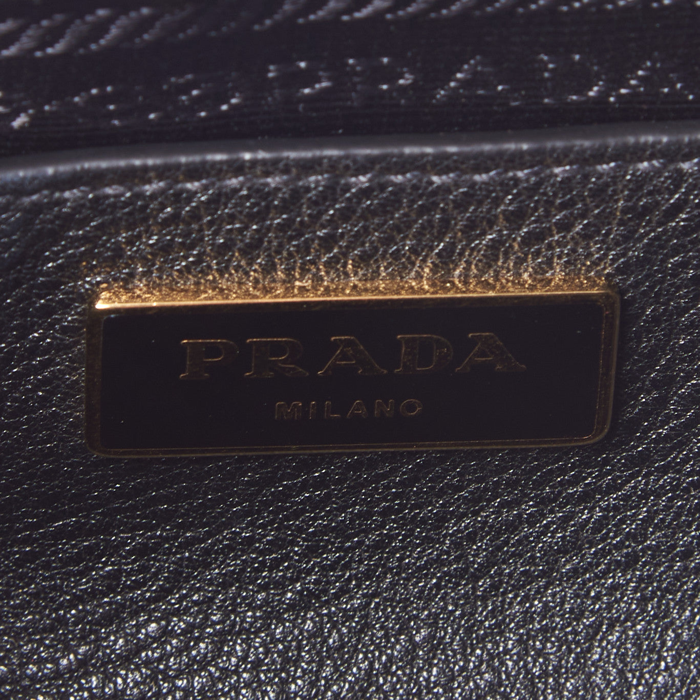Prada Vitello Daino Cinch Backpack Black 8 of 9