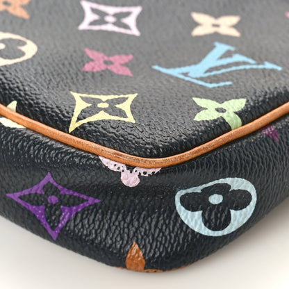 Louis Vuitton Monogram Multicolor Pochette Accessories Black 9 of 9